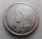 Halve gulden 1912 Wilhelmina, Postzegels en Munten, Munten | Nederland, ½ gulden, Zilver, Ophalen of Verzenden, Koningin Wilhelmina