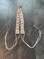 Zgan wit met beige dames stoffen ceintuur riem 88 cm, Kleding | Dames, Riemen en Ceinturen, 80 tot 90 cm, 3 tot 5 cm, Wit, Ophalen of Verzenden