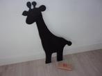 Houten SCHOOLBORD Giraf met hangbordenwisser, als nieuw, Krijtbord, Zo goed als nieuw, Ophalen