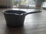 grijs gemêleerd emaille steelpannetje, Ophalen