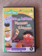 Sesamstraat dvd cijfers en letters vormen en kleuren, Cd's en Dvd's, Dvd's | Kinderen en Jeugd, Alle leeftijden, Zo goed als nieuw