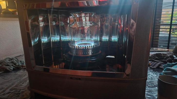 Facetta blue flame petroleumkachel, Huis en Inrichting, Kachels, Gebruikt, Petroleumkachel, Overige brandstoffen, Ophalen