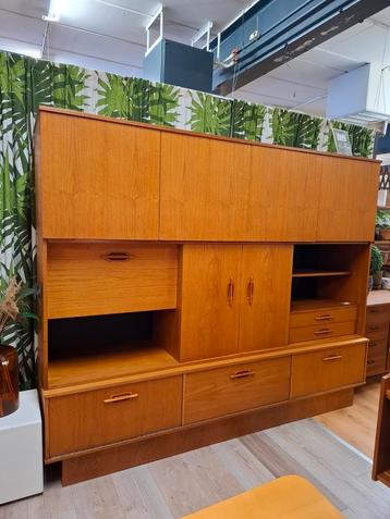 Vintage wandkast highboard design kast wall-unit  beschikbaar voor biedingen