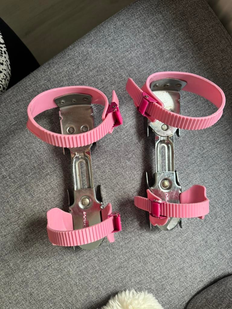 Nijdam kinderschaatsen roze, Ophalen of Verzenden, Zo goed als nieuw, Overige typen, Nijdam