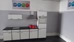 Nieuwe keuken 280cm uit voorraad met kook  afz, combi, koel., Huis en Inrichting, Ophalen, Wit, Nieuw, Enkelwandige keuken