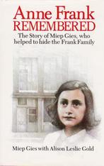 Anne Frank remembered - The story of Miep Gies, Tweede Wereldoorlog, Ophalen of Verzenden, Zo goed als nieuw, Miep Gies