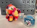 Pluche ELMER en sneeuwbol ELMER, Ophalen, Zo goed als nieuw, Jongen of Meisje