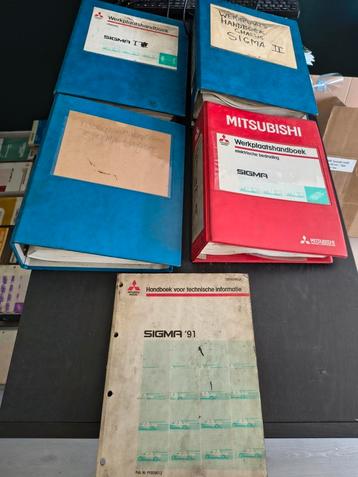 Originele Mitsubishi Sigma Werkplaatshandboeken  beschikbaar voor biedingen