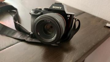 Te koop: SONY A7 + FE 50mm f/1.8 + Godox studio set  beschikbaar voor biedingen