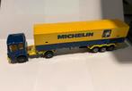Majorette 3042 Renault trekker Michelin trailer 1:60, Ophalen of Verzenden, Gebruikt, Bus of Vrachtwagen