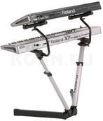 Roland KS-VS7 V-Stand Pro, inclusief 2 lessenaars en 2e tier, Ophalen of Verzenden, Gebruikt, Instrumentstandaard, Keyboard of Synthesizer
