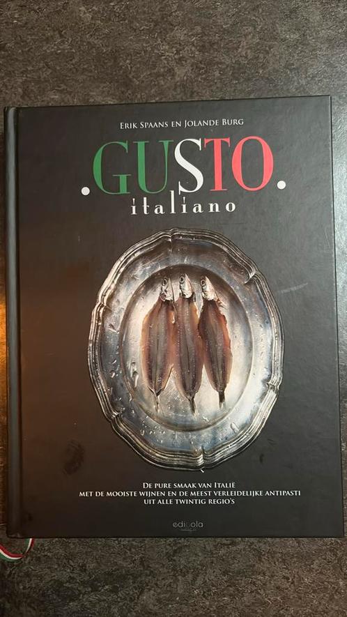 Erik Spaans - Gusto Italiano, Boeken, Kookboeken, Zo goed als nieuw, Italië, Ophalen of Verzenden