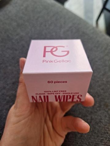 Pink Gellac- Nail wipes  beschikbaar voor biedingen