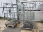 Stevige rolcontainers 3-heks met tussenplateau (nog 4 st.), Ophalen, Gebruikt, Transportkar