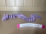 Flexibele Paarse Draak - 40 cm, Meerdere Kleuren, Ophalen of Verzenden, Nieuw, Jongen of Meisje