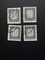 Duitsland DDR dienstzegels 1956 gestempeld, Ophalen of Verzenden, DDR, Gestempeld