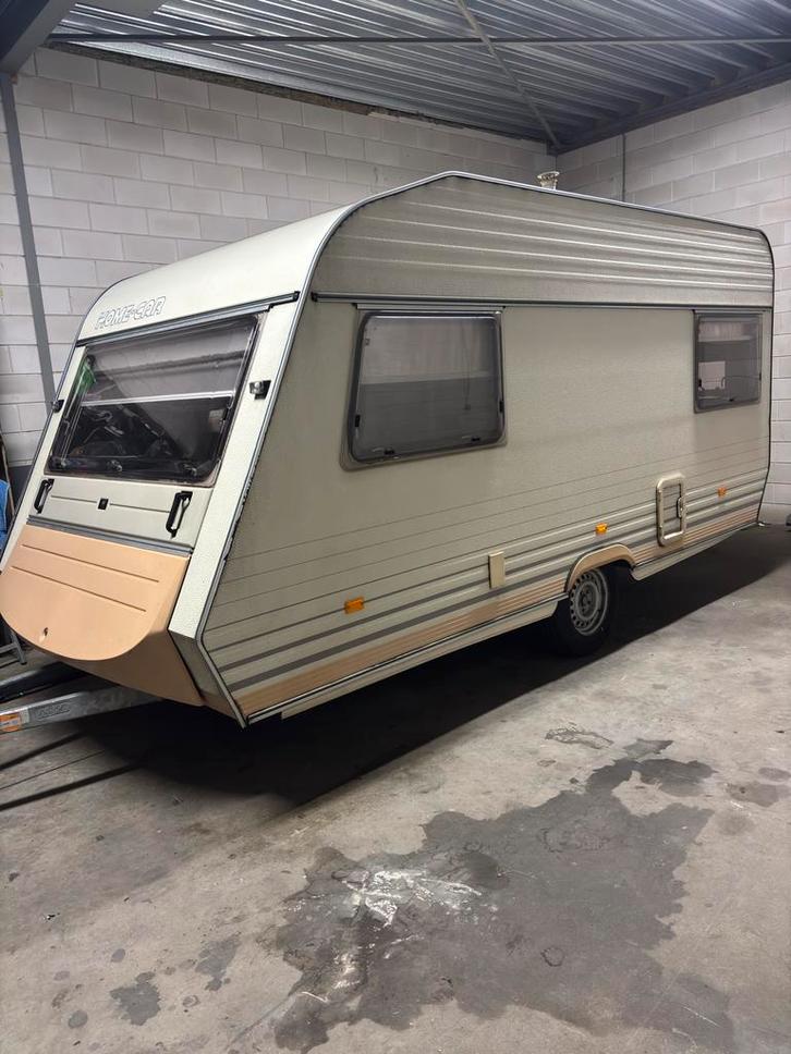 Home Car rally 432 met voortent en luifel, Caravans en Kamperen, Caravans, Particulier, tot en met 4, 750 - 1000 kg, Standaardzit