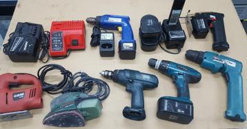 9x Elektrische / Oplaadbare Handgereedschappen Voor Hobbyist beschikbaar voor biedingen