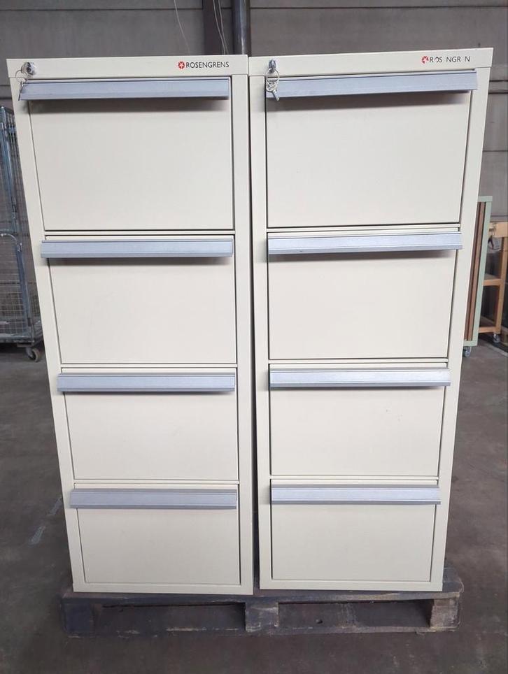 Rosengrens Brandwerende Archiefkast, Huis en Inrichting, Kasten | Roldeurkasten en Archiefkasten, Gebruikt, 100 tot 150 cm, 50 tot 100 cm