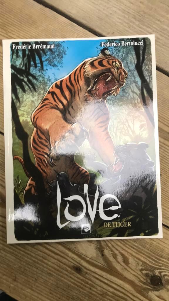 Frédéric brremaud , love the tijger, Boeken, Stripboeken, Zo goed als nieuw, Eén stripboek, Ophalen of Verzenden