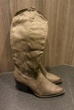 Nieuwe Dames suede Laarzen Maat 40, Hoge laarzen, Nieuw, Ophalen of Verzenden, Groen