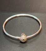 Pandora Bangle Armband Cheshire Kat 19cm, Sieraden, Tassen en Uiterlijk, Armbanden, Ophalen of Verzenden, Zo goed als nieuw, Zilver