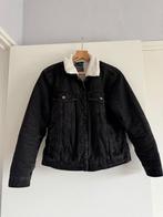 Primark Denim Teddy Winterjas, Maat 38/40 (M), Zwart, Zo goed als nieuw, Verzenden