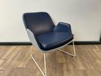 B&T Daisy Lounge stoel blauw, Blauw, 120 cm of meer, Ophalen of Verzenden, Katoen
