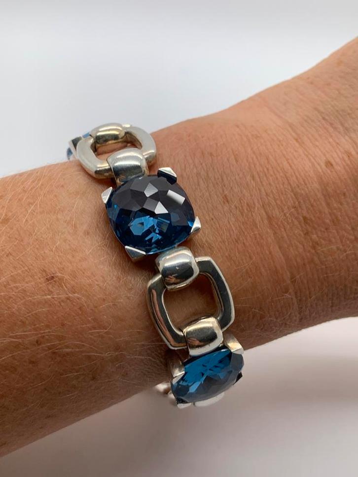 X850 Prachtige zilveren Thomas Sabo armband, Sieraden, Tassen en Uiterlijk, Armbanden, Zilver, Zilver, Ophalen of Verzenden