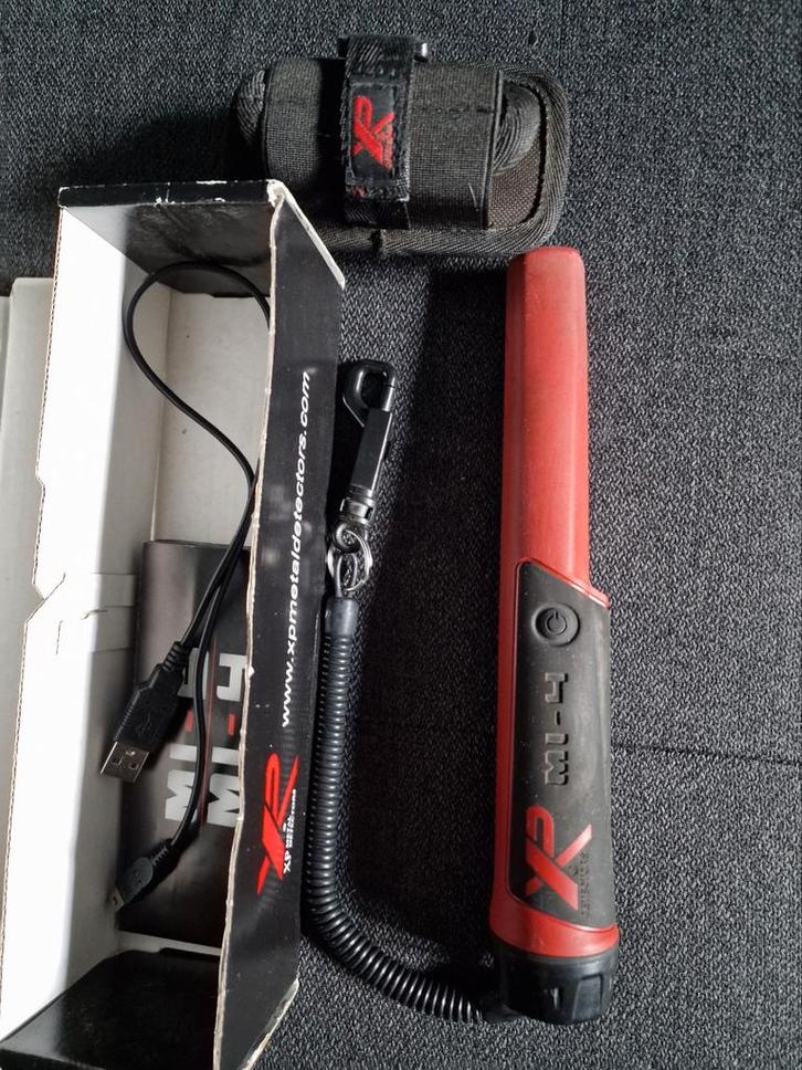 Pinpointer XP Mi4 - Waterdicht, Hobby en Vrije tijd, Metaaldetectors, Gebruikt, 30 cm of minder, XP, Instelbare gevoeligheid, Ophalen of Verzenden