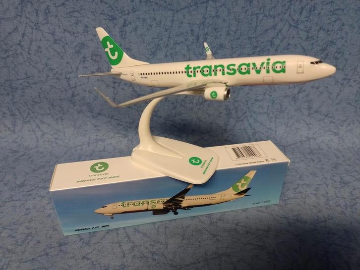 Boeing 737-800 Transavia (nieuw), Verzamelen, Luchtvaart en Vliegtuigspotten, Nieuw, Schaalmodel, Ophalen of Verzenden