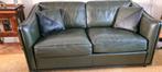 2-zitsbank Mol & Geurts - Groen Leer, Ophalen, Gebruikt, 150 tot 200 cm, Tweepersoons