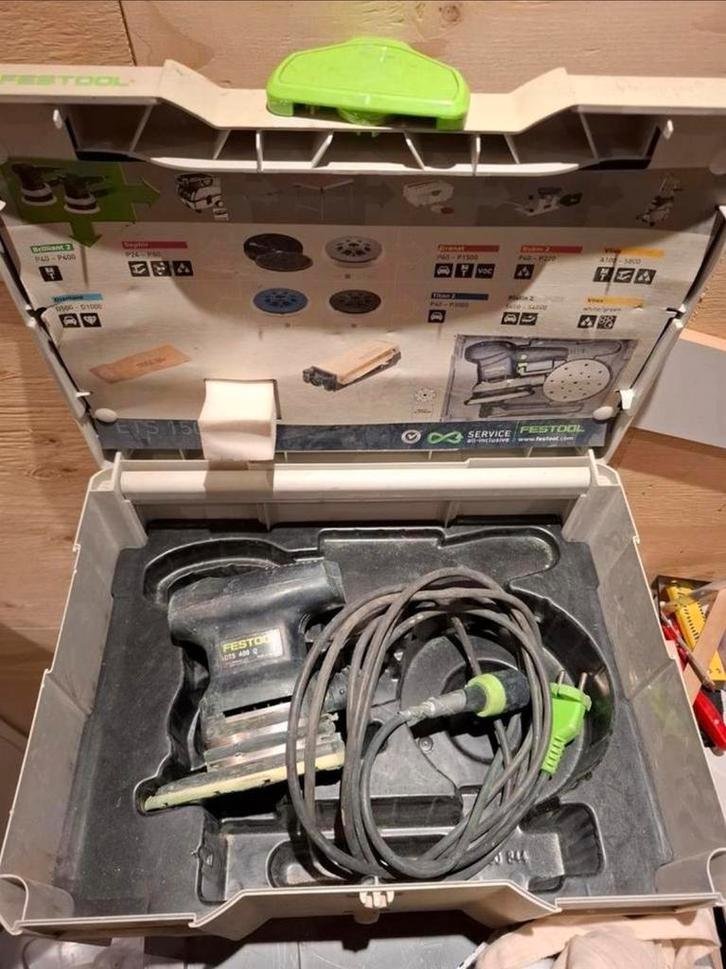Festool DTS 400 EQ Delta Schuurmachine - Gebruikt, Doe-het-zelf en Verbouw, Gereedschap | Schuurmachines, Ophalen of Verzenden
