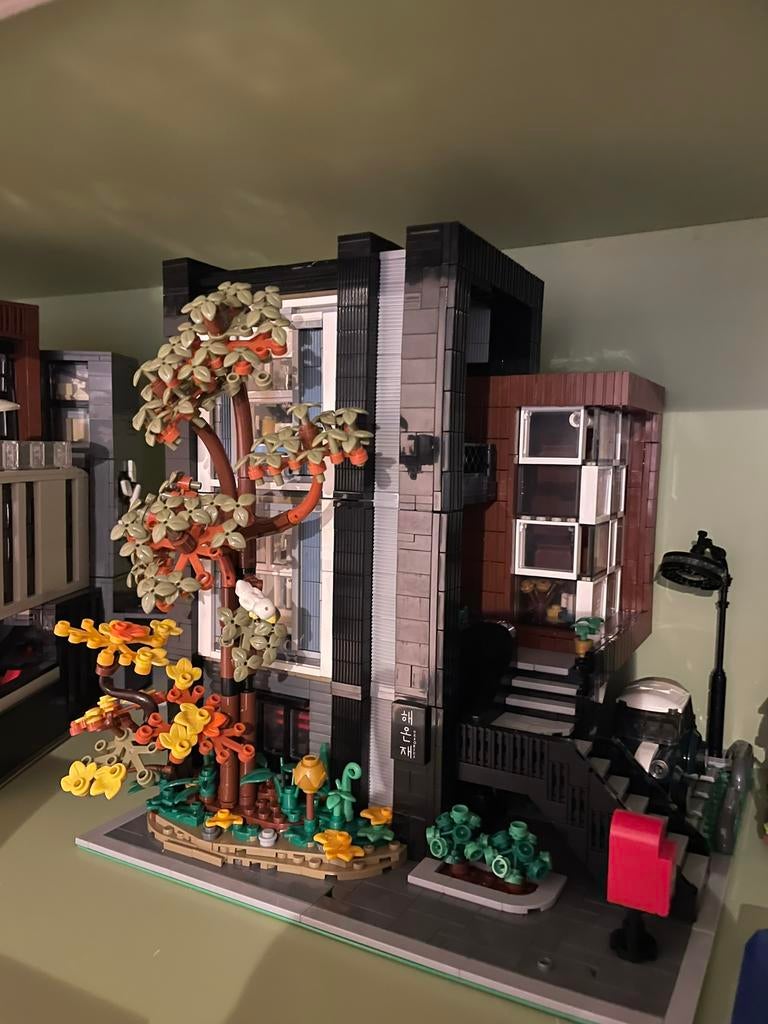 Mouldking 10205 midern huis, Ophalen of Verzenden, Zo goed als nieuw