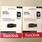 2x Nieuwe SanDisk Ultra Shift 128GB USB 3.0, Sandisk, Sandisk, Nieuw, Ophalen of Verzenden