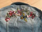 Spijkerjasje Esprit maat S met bloemen/bij borduursel, Ophalen of Verzenden, Zo goed als nieuw, Blauw