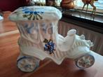 Antieke porseleinen spaarpot auto/koets 1930-1950, Antiek en Kunst, Ophalen of Verzenden