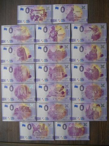 0 eurobiljet Nederland 19 verschillende van 2021 beschikbaar voor biedingen