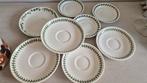 Portmeirion saucers 8 pcs, Ophalen of Verzenden, Zo goed als nieuw, Glas of Kopje