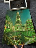 2x Heineken Domtoren Utrecht Poster, Verzamelen, Rechthoekig Staand, Ophalen of Verzenden, Zo goed als nieuw, A1 t/m A3