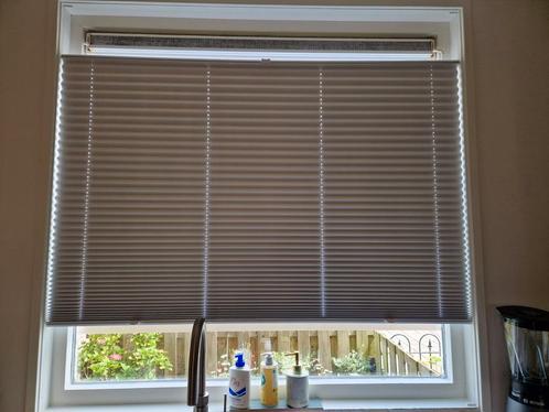 Witte plisségordijn (verduisterend) NIEUW, Huis en Inrichting, Stoffering | Gordijnen en Lamellen, Nieuw, 200 cm of meer, 100 tot 150 cm