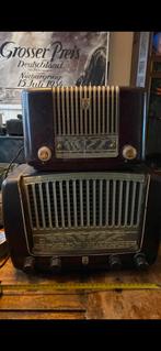2 mooie oude bakelieten Philips radio’s werkend, Ophalen of Verzenden