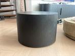 Woood Sanne Zwarte Salontafel Bijzettafel, Huis en Inrichting, Tafels | Bijzettafels, Ophalen, Minder dan 45 cm, Gebruikt, Rond