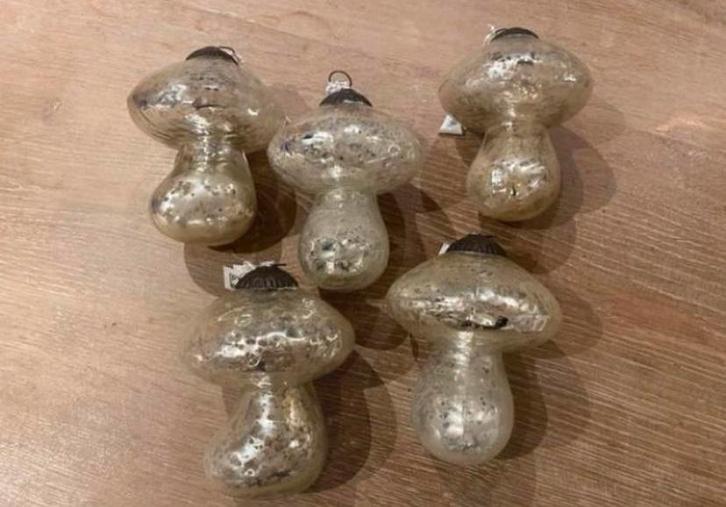 5 nieuwe grote paddestoelen van PTMD, Huis en Inrichting, Woonaccessoires | Overige, Nieuw, Ophalen of Verzenden