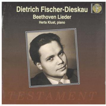 BEETHOVEN Lieder CD FISCHER-DIESKAU TESTAMENT beschikbaar voor biedingen