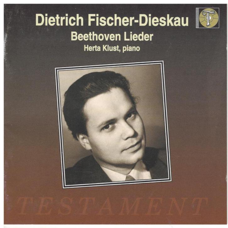 BEETHOVEN Lieder CD FISCHER-DIESKAU TESTAMENT, Cd's en Dvd's, Cd's | Klassiek, Gebruikt, Kamermuziek, Classicisme, Ophalen of Verzenden