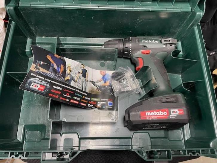Nieuwe Metabo BS 18 LT BL schroefmachine met 2.0 Ah accu, Doe-het-zelf en Verbouw, Gereedschap | Boormachines, Nieuw, Boor- en Schroefmachine