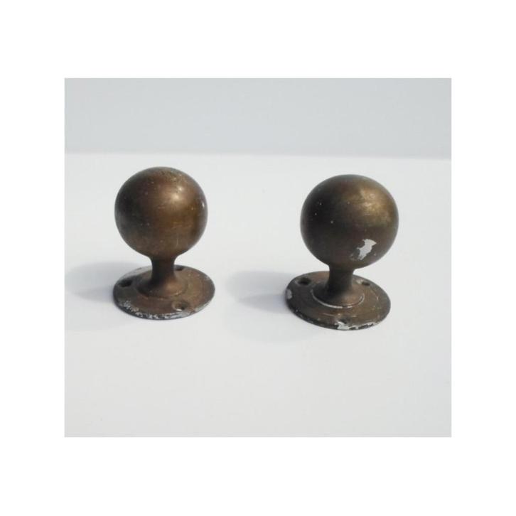 Oude koperen deurgrepen klein, Antiek en Kunst, Antiek | Gereedschap en Instrumenten, Ophalen of Verzenden