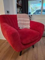 Rode Fauteuil, Ophalen, 75 tot 100 cm, Zo goed als nieuw, Stof