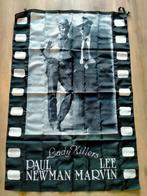 Paul Newman Lee Marvin film tv vintage vlag logo, Ophalen of Verzenden, Zo goed als nieuw